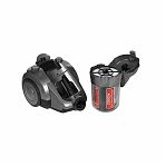 Пылесос Shivaki VCC 0220, серый, 2.5 л, всасывание 430 Вт, общая мощность 2000 Вт