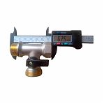 Кран шаровой Frap F232.04 трехходовой, 1/2"х3/4"х1/2", для подключения бытовой техники, латунь