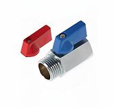 Кран шаровой Frap мини ВP-HP 1/2"х1/2" F 243.04, никелированный