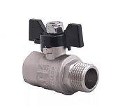 Кран шаровой Gappo G225.06 ВР-НР 1"x1" бабочка