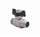 Кран шаровой Gappo G228.04 НР-НР 1/2"x1/2" бабочка