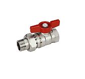 Кран шаровой Giacomini R259D, стандартный проход, 1", 1", ВН, с разъемным соединением