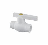 Кран шаровой Frap F131.3232 PPR RF-32 32 мм, ПП полипропиленовый, белый