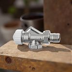 Вентиль угловой Elsen EVR06.3413 ВН-НР 1/2"х1/2" для подключения сантехнических приборов, латунь