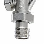 Вентиль угловой Elsen EVR06.3413 ВН-НР 1/2"х1/2" для подключения сантехнических приборов, латунь