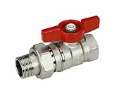 Кран шаровой Giacomini R259D с разъемным соединением R259X009 ВН, хромированный 