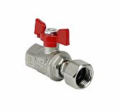 Кран шаровой Valfex Premium с накидной гайкой 1/2", ручка-бабочка (внутр.-внутр.)