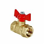 Кран шаровой Valfex Premium с накидной гайкой 3/4", ручка-бабочка (внутр.-внутр.)