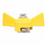 Кран шаровой Valfex N/P59 для газа 3/4" ВР/BP, ручка-бабочка, латунный