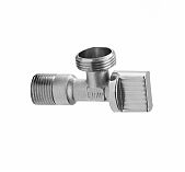 Вентиль угловой Frap F219.05.3 НР-НР 1/2"х3/4" для подключения сантехнических приборов, латунь