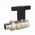 Кран шаровой Gappo G218.05 3/4" ВН-НР с американкой, полнопроходной