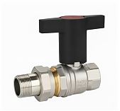 Кран шаровой Gappo G218.05 3/4" ВН-НР с американкой, полнопроходной