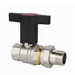 Кран шаровой Gappo G218.05 3/4" ВН-НР с американкой, полнопроходной