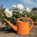 Лейка садовая Альтернатива пластиковая, 1.3 л, для полива растений на дачном участке