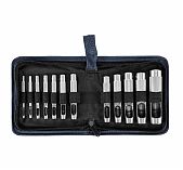 Набор пробойников для кожи Сибртех 18312, 12 штук, 3-19 мм, закаленная сталь