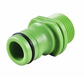 Адаптер для шлангов Don Gazon 220950, пластик, внутренний, зеленый, 1"