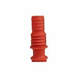Соединитель 1" 3/4 -1" 3/4 для садовых шлангов, пластик, красный