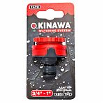 Адаптер для крана Okinawa 2498 3/4"-1", пластик, для соединения с садовым шлангом