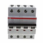 Выключатель автоматический четырехполюсный АВВ 4Р S204 С 25А 6kA, 2CDS254001R0254