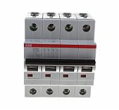 Выключатель автоматический четырехполюсный АВВ 4Р S204 С 25А 6kA, 2CDS254001R0254