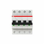 Выключатель автоматический четырехполюсный АВВ 4Р S204 С 25А 6kA, 2CDS254001R0254