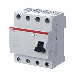 УЗО четырехполюсное АВВ 4Р, 40А, 300 мА, тип AC, переменный ток