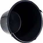 Ведро строительное Шабашка 204637, объем 16 литров, пластик, с ручкой, цвет Черный