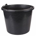 Ведро строительное Альтернатива М2674, объем 20 литров, пластик, с ручкой, цвет Черный