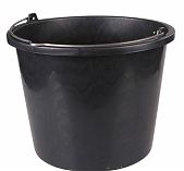 Ведро строительное Альтернатива М2674, объем 20 литров, пластик, с ручкой, цвет Черный