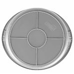 Ведро строительное Matrix 81464, объем 20 литров, пластик, ударопрочное, с ручкой, цвет Серый