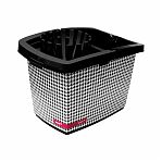 Ведро хозяйственное York Пепита 071210, объем 10 литров, пластик, вставка отжим МОП, цвет Черно-белый