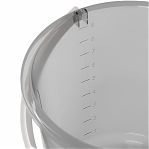 Ведро хозяйственное Альтернатива Хозяюшка М1213, объем 10 литров, пластик, с ручкой и крышкой, цвет Прозрачный