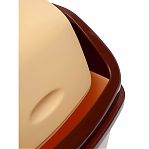 Ведро для мусора ЭльфПласт Ромашка 108, объем 5 литров, пластик, с крышкой, цвет Бежевый