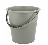 Ведро хозяйственное Альтернатива Эконом М7733, объем 12 литров, пластик, с ручкой, цвет Серый
