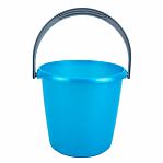 Ведро хозяйственное Martika Соло С633БИР, объем 10 литров, пластик, с ручкой, цвет Бирюзовый