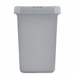 Ведро для мусора Spin&Clean Step, объем 25 литров, пластик, с крышкой Push to open, цвет Серый