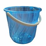 Ведро хозяйственное Бриг Спираль, объем 14 литров, пластик, пищевое, с ручкой, цвета в ассортименте