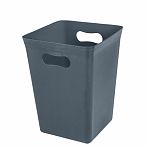 Ведро для мусора Plast Team Stockholm PT6580, объем 10 литров, пластик, с ручками в каркасе, цвет Вулканический базальт