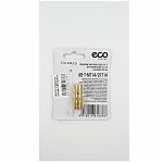 Соединение T-образное Eco AB-T-MT14/2FT14, 1/4" FMF, латунь, хром