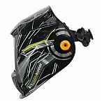 Маска сварочная Hanskonner HWH701R хамелеон, экран 100×80 мм