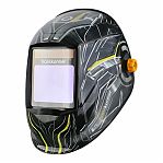 Маска сварочная Hanskonner HWH701R хамелеон, экран 100×80 мм