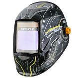 Маска сварочная Hanskonner HWH701R хамелеон, экран 100×80 мм