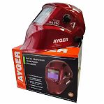 Маска сварочная Ayger Ф8 PRO 50х100 мм, хамелеон, термопласт, красная