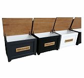 Сундук Treasure 470х510х740 мм, Береза+МДФ, Для хранения предметов