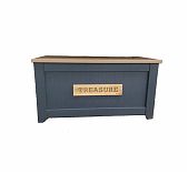 Сундук Treasure для хранения предметов, ЛДСП, МДФ, графит, 470х510х990 мм