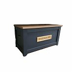 Сундук Treasure для хранения предметов, ЛДСП, МДФ, графит, 470х510х990 мм