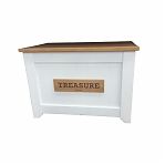Сундук Treasure для хранения предметов, ЛДСП+МДФ, белый, 470х510х920 мм