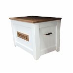 Сундук Treasure для хранения предметов, ЛДСП+МДФ, белый, 470х510х920 мм