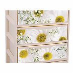 Комод ЭльфПласт Elegance 444, 4 ящика, прямоугольный, с рисунком, 410х555х810 мм
