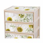 Комод ЭльфПласт Elegance 444, 4 ящика, прямоугольный, с рисунком, 410х555х810 мм